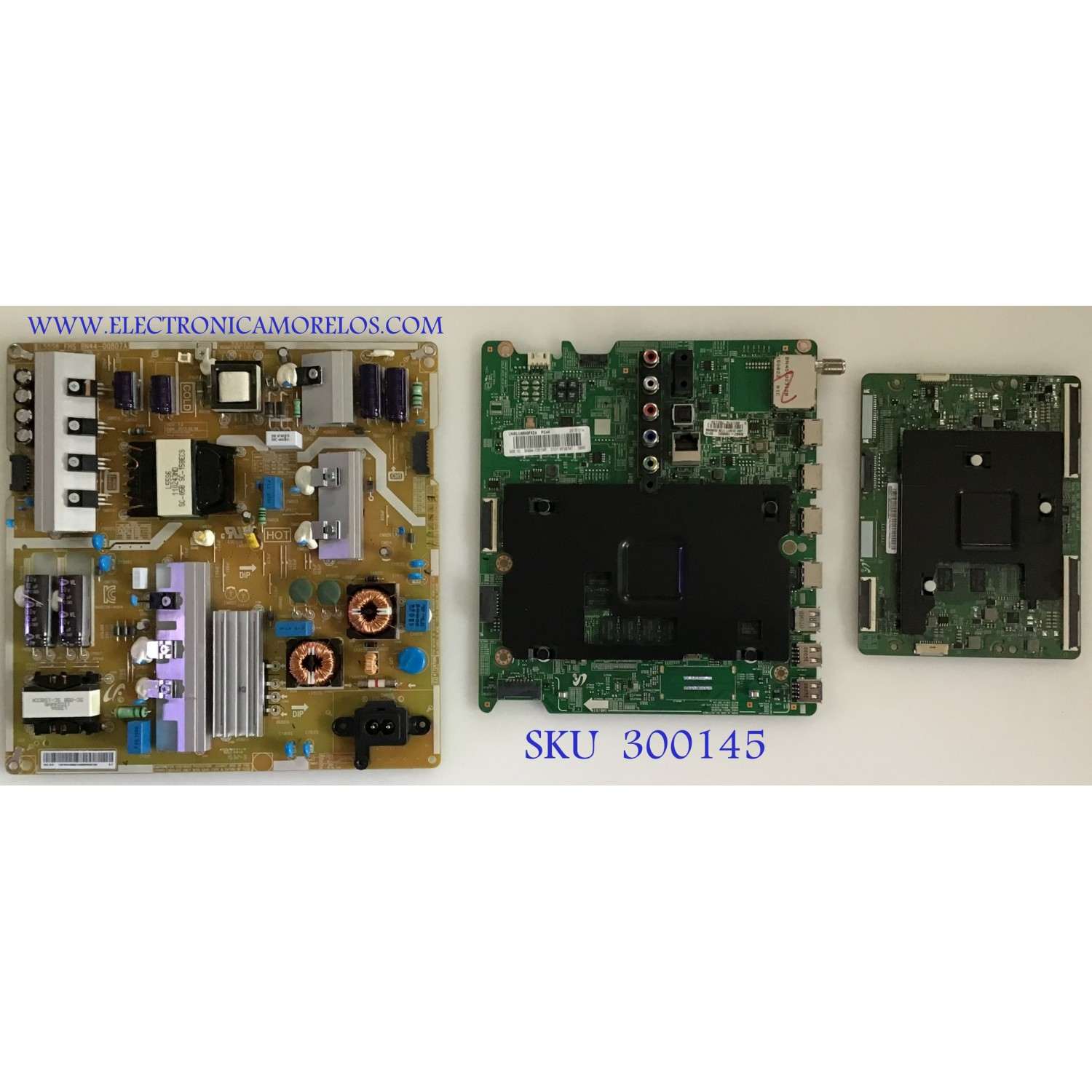 KIT DE TARJETAS PARA TV SAMSUNG / NUMERO DE PARTE MAIN BN94-10519R / BN41-02344D / BN97-10062C / FUENTE BN4400807A / L55S6_FHS / BN44-00807A / T-CON BN96-34823A / 2015_INX_UHD_HAWK_UFT / 6B01M000NLD04 / PANEL CY-GJ050HGNV3H / MODELO UN50JU6500FXZA IH02